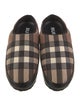 Burberry Nylon Plaid Print Drivers