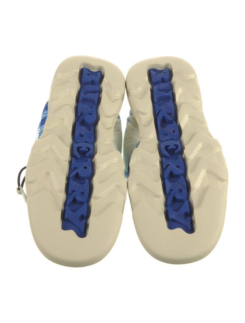 Burberry Plaid Print Hiking Boots