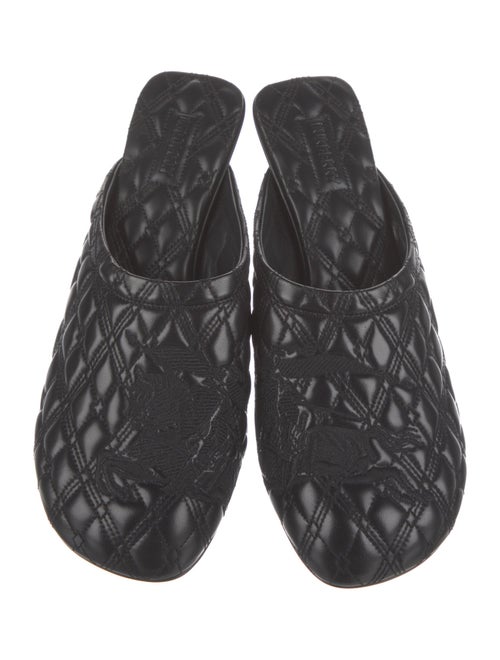 Burberry Leather Mules