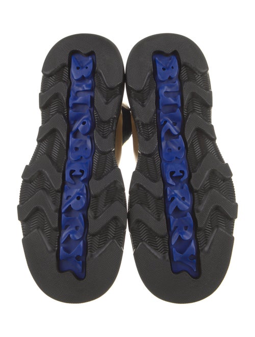 Burberry Leather Mesh Accents Chelsea Boots