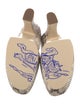 Burberry Embossed Leather Animal Print Pumps