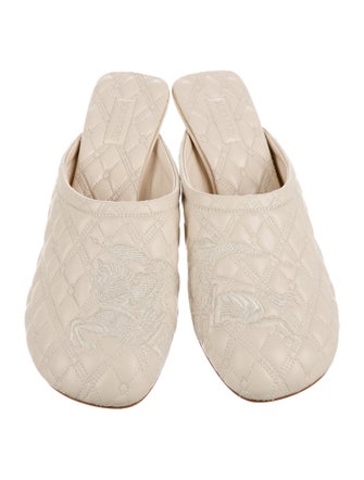 Burberry Leather Mules