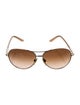 Burberry Aviator Gradient Sunglasses