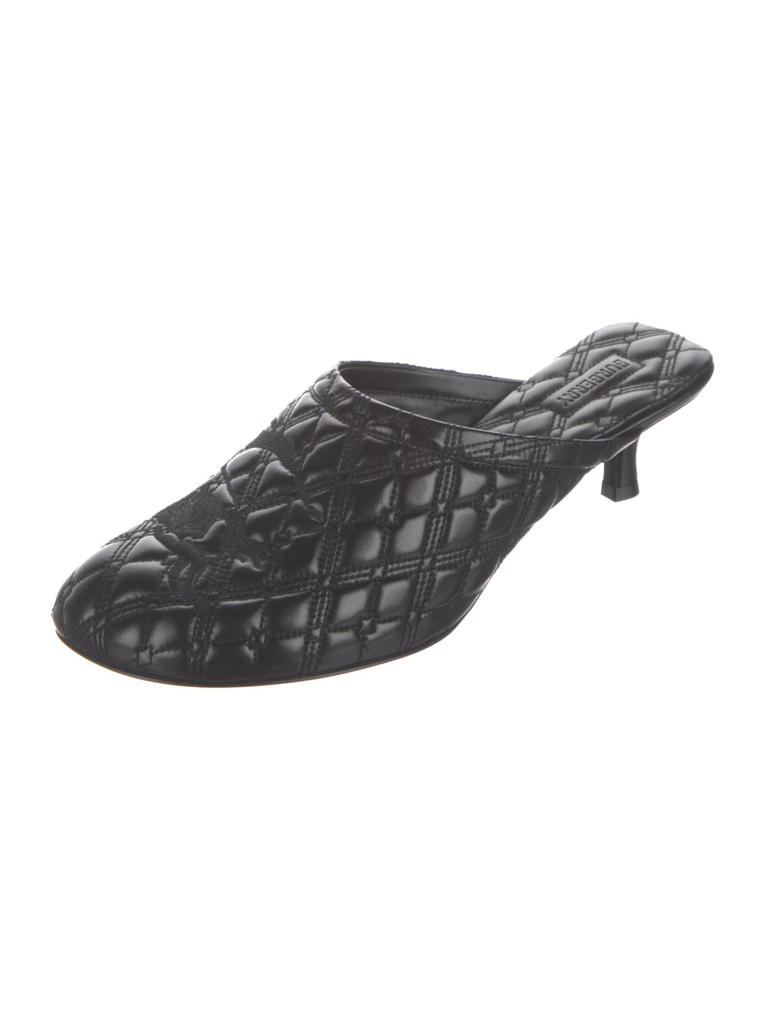 Burberry Leather Mules