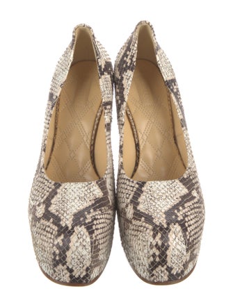Burberry Canvas Printed Pumps