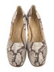 Burberry Canvas Printed Pumps
