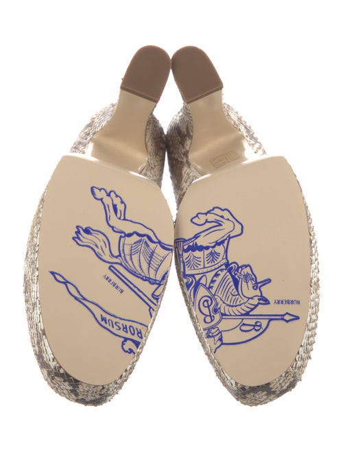 Burberry Canvas Printed Pumps