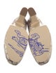 Burberry Canvas Printed Pumps