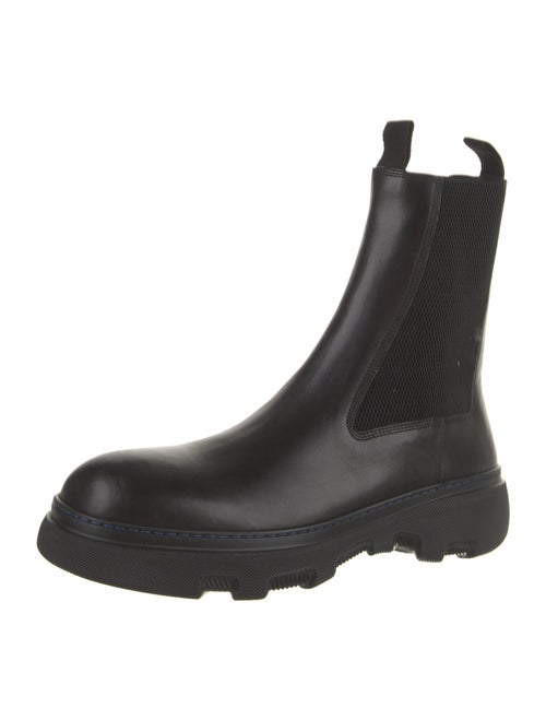 Burberry Leather Chelsea Boots