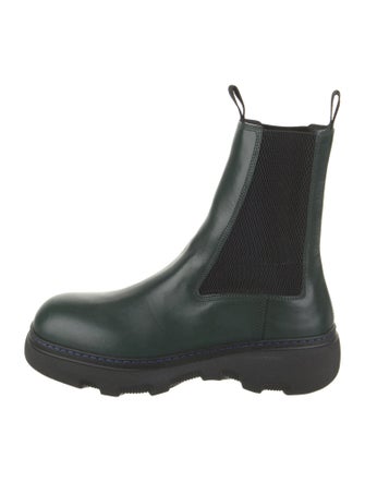 Burberry Leather Chelsea Boots