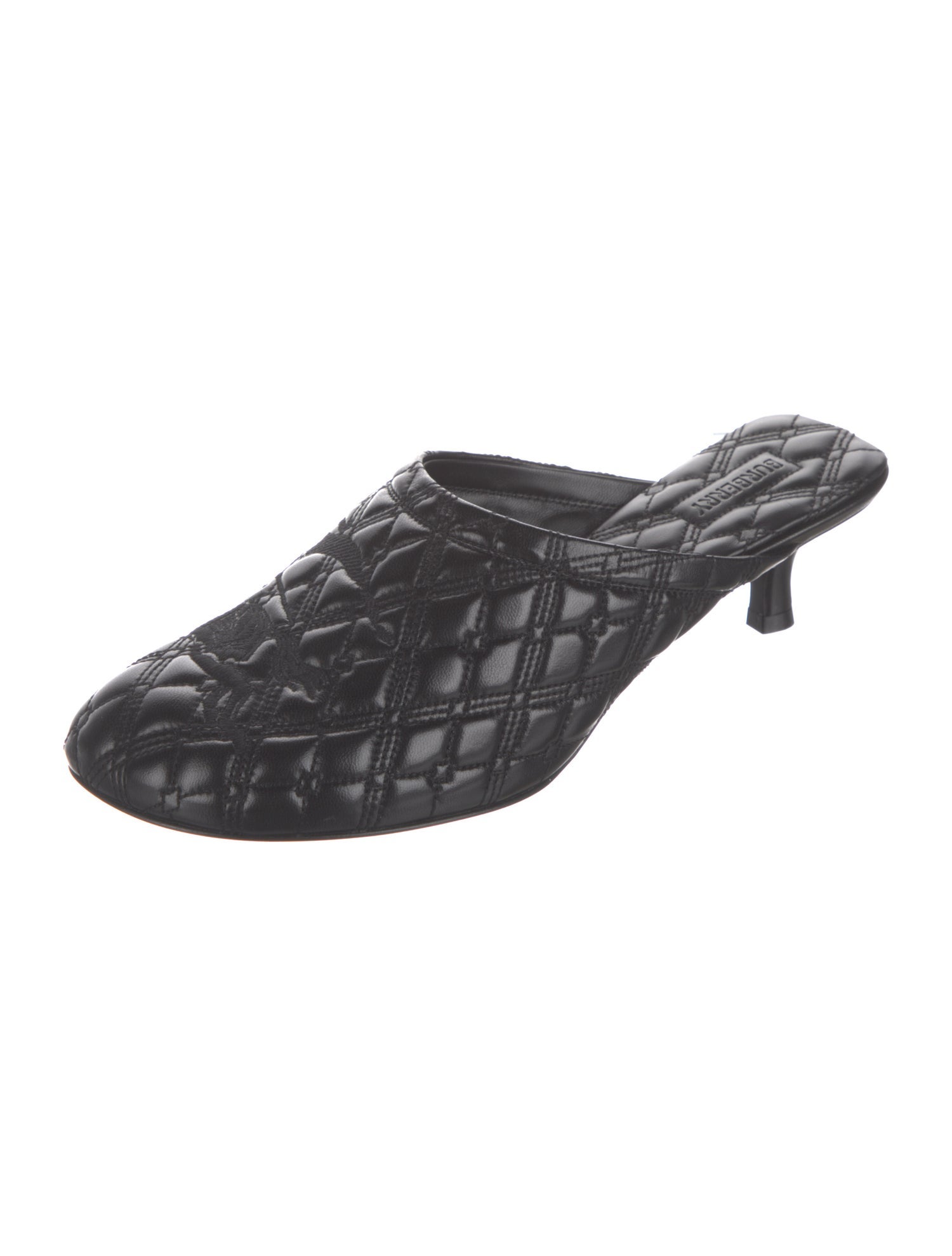 Burberry Leather Mules