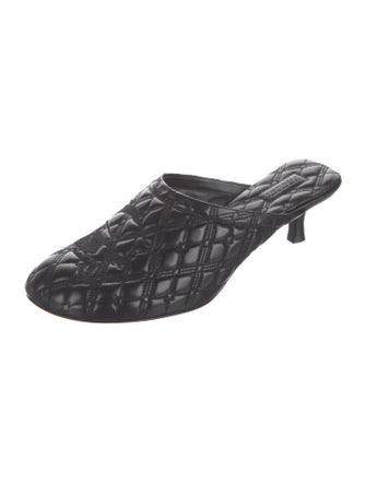 Burberry Leather Mules