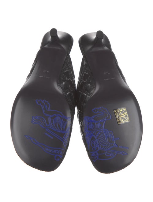 Burberry Leather Mules