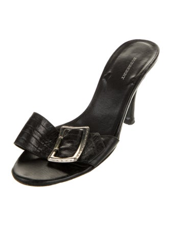 Burberry Leather Slides