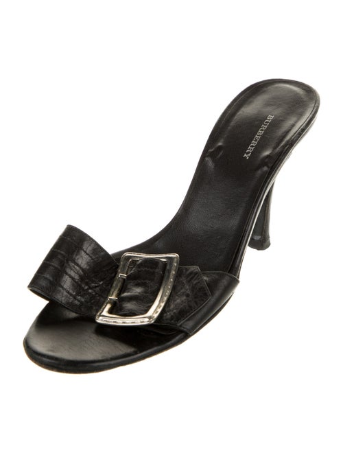 Burberry Leather Slides