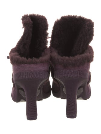 Burberry Suede Mules