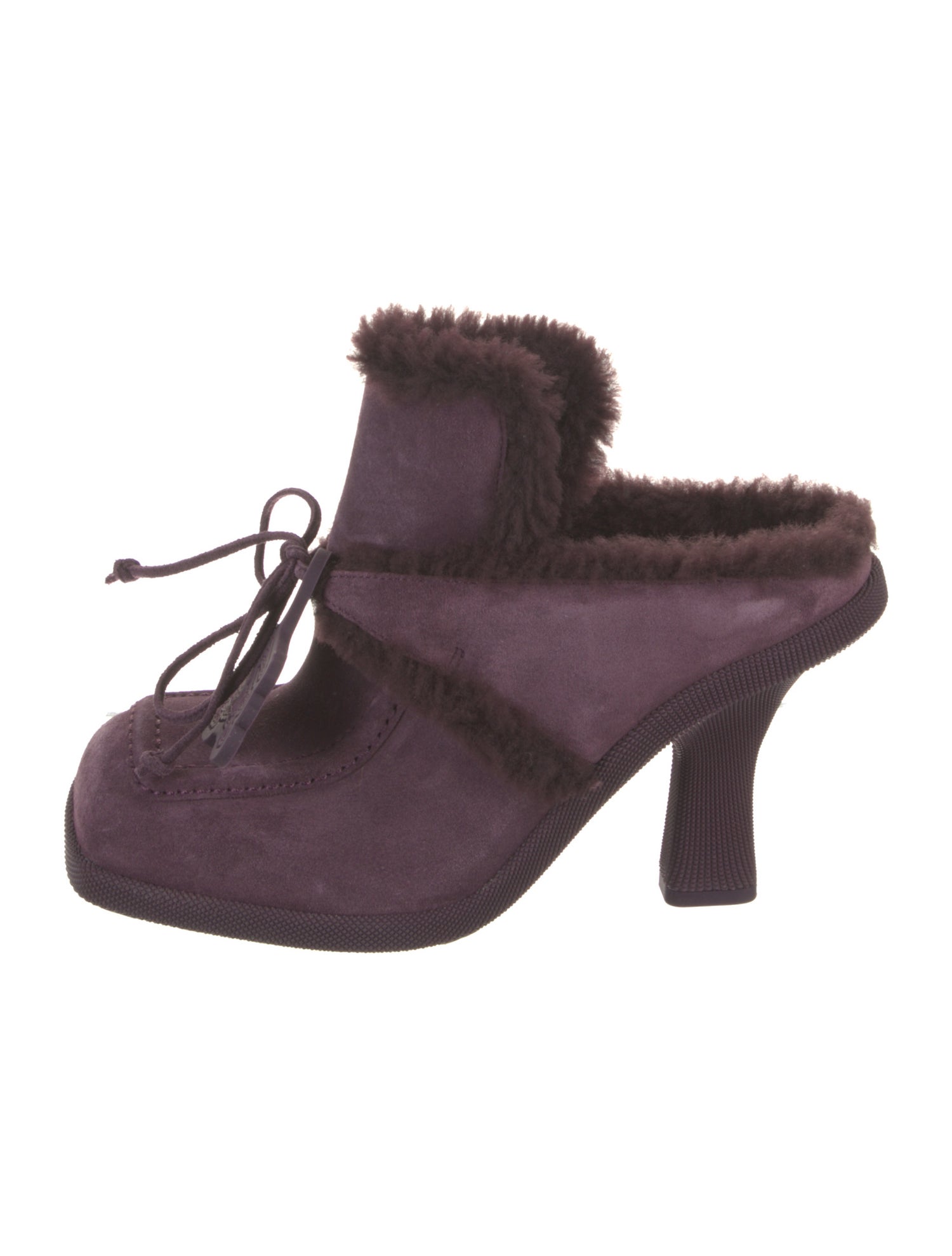 Burberry Suede Mules