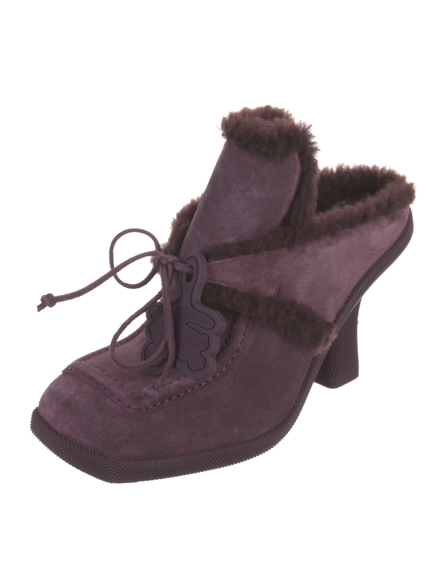 Burberry Suede Mules