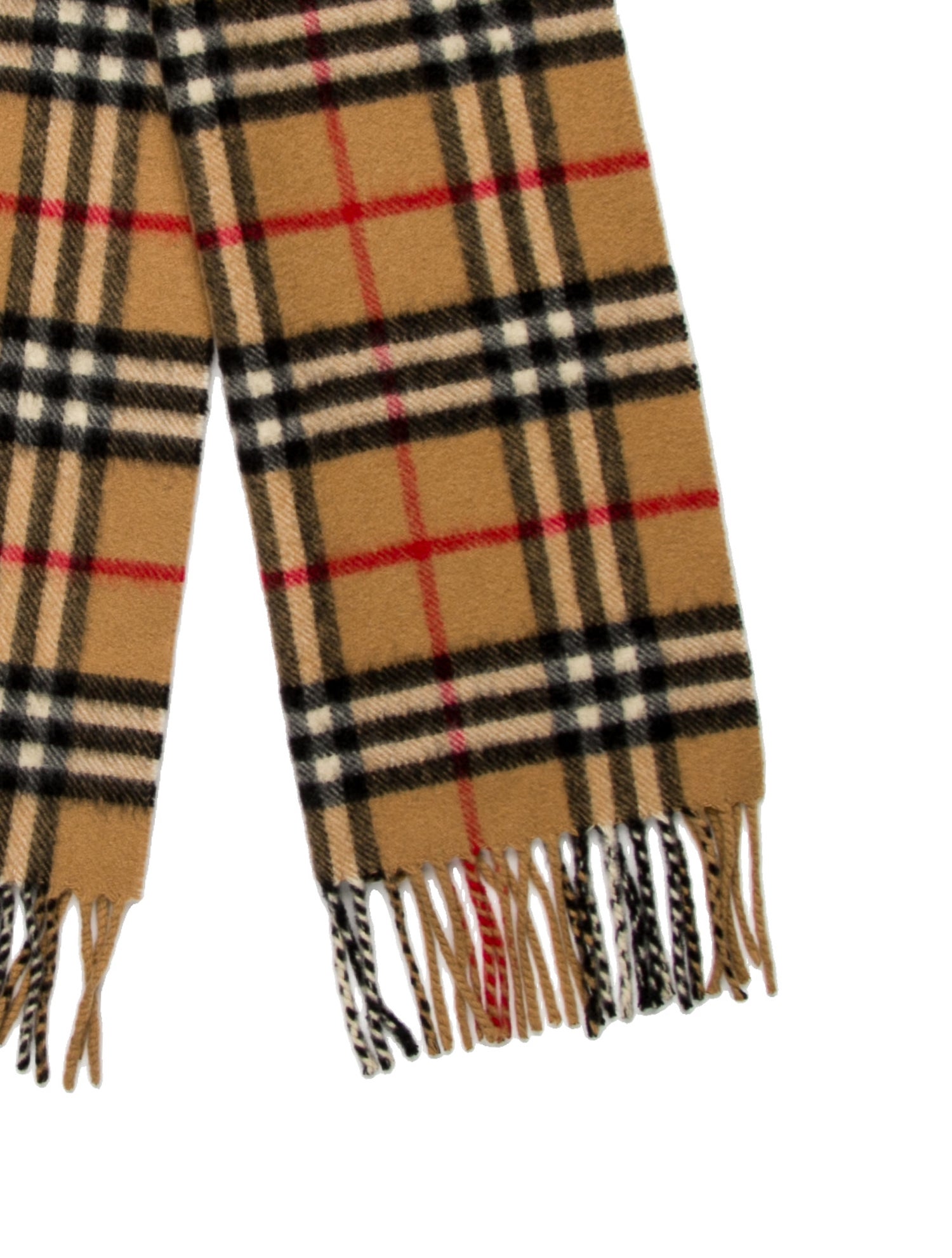 Burberry London Cashmere Nova Check Pattern Scarf