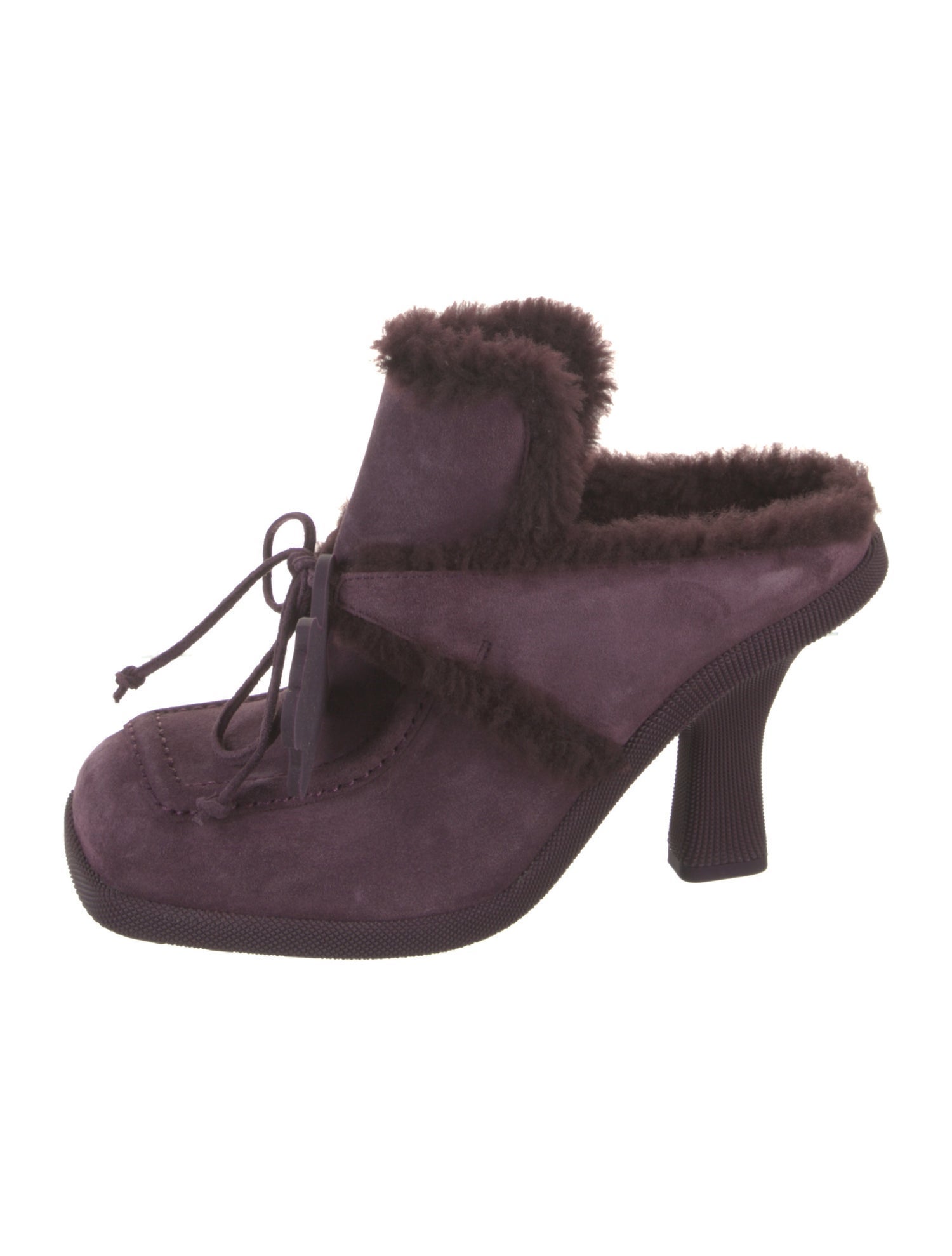 Burberry Suede Mules