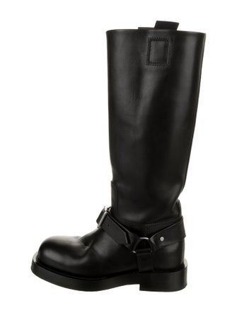 Burberry Leather Riding Boots