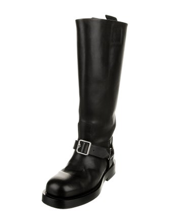 Burberry Leather Riding Boots