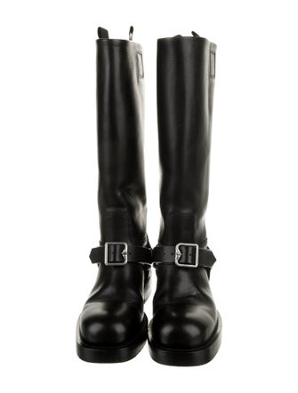 Burberry Leather Riding Boots