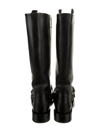 Burberry Leather Riding Boots