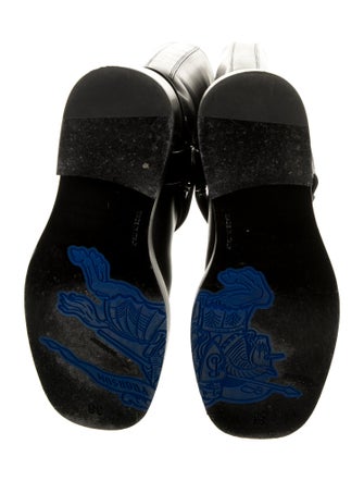 Burberry Leather Riding Boots