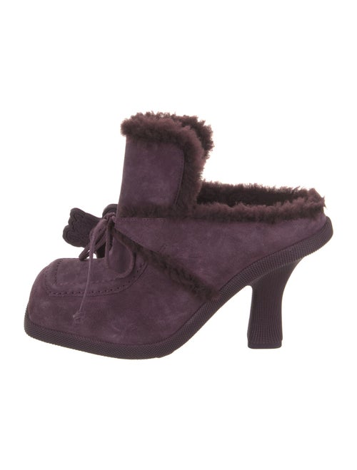 Burberry Suede Mules