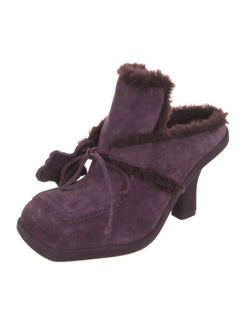 Burberry Suede Mules