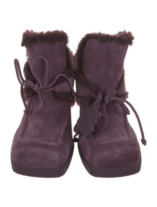 Burberry Suede Mules