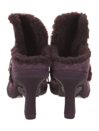 Burberry Suede Mules