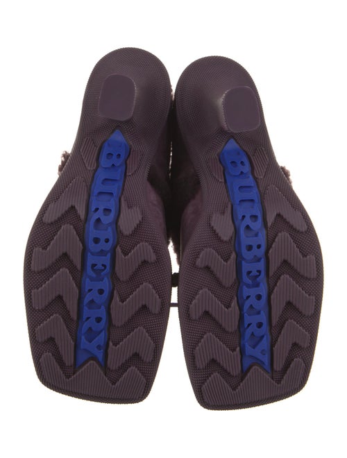 Burberry Suede Mules