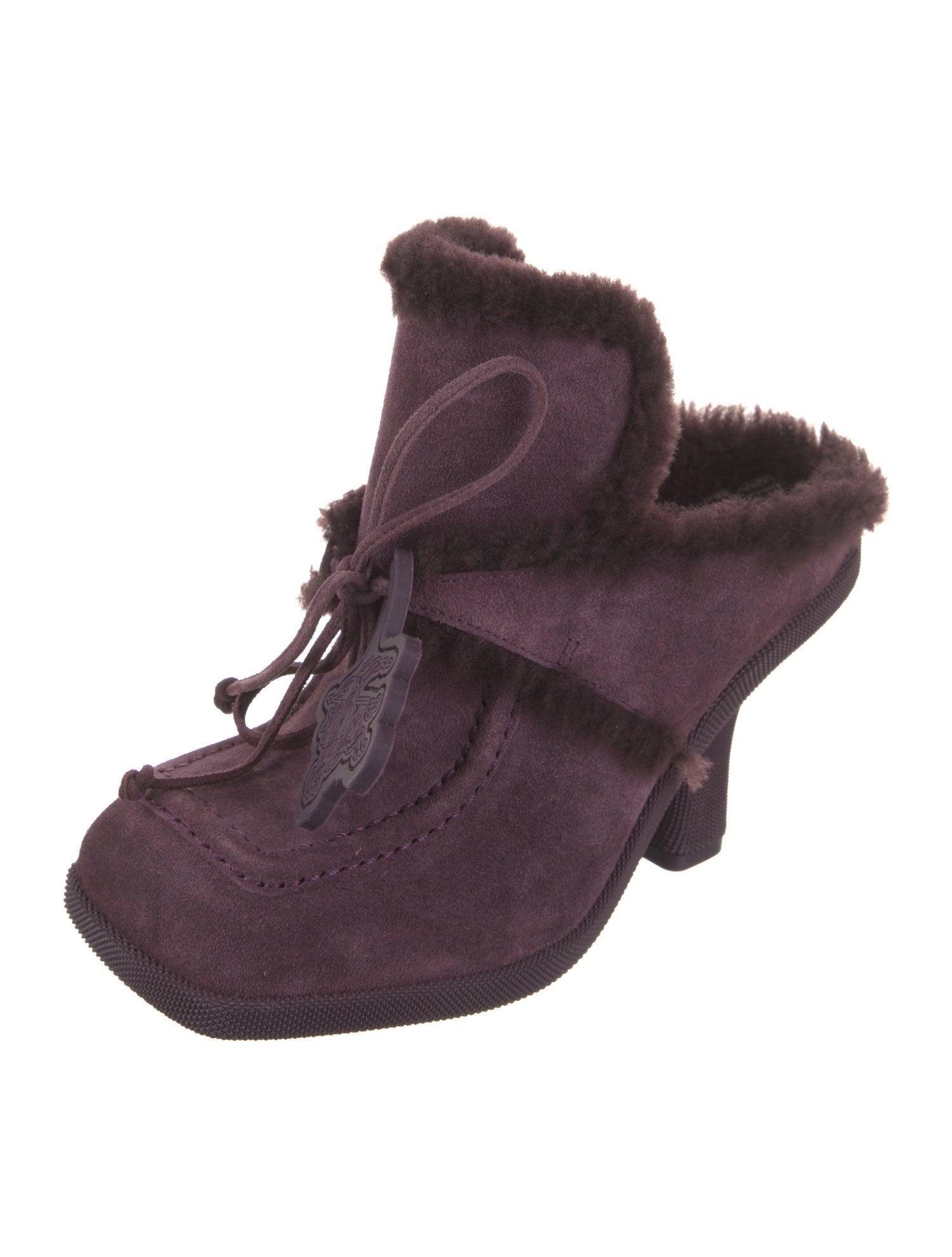 Burberry Suede Mules