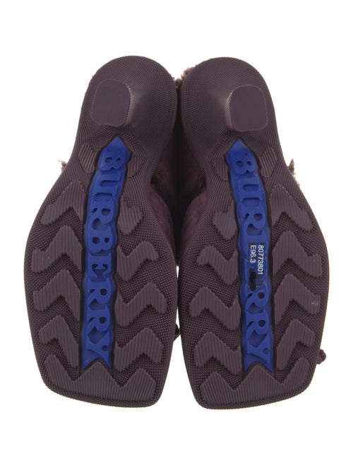 Burberry Suede Mules