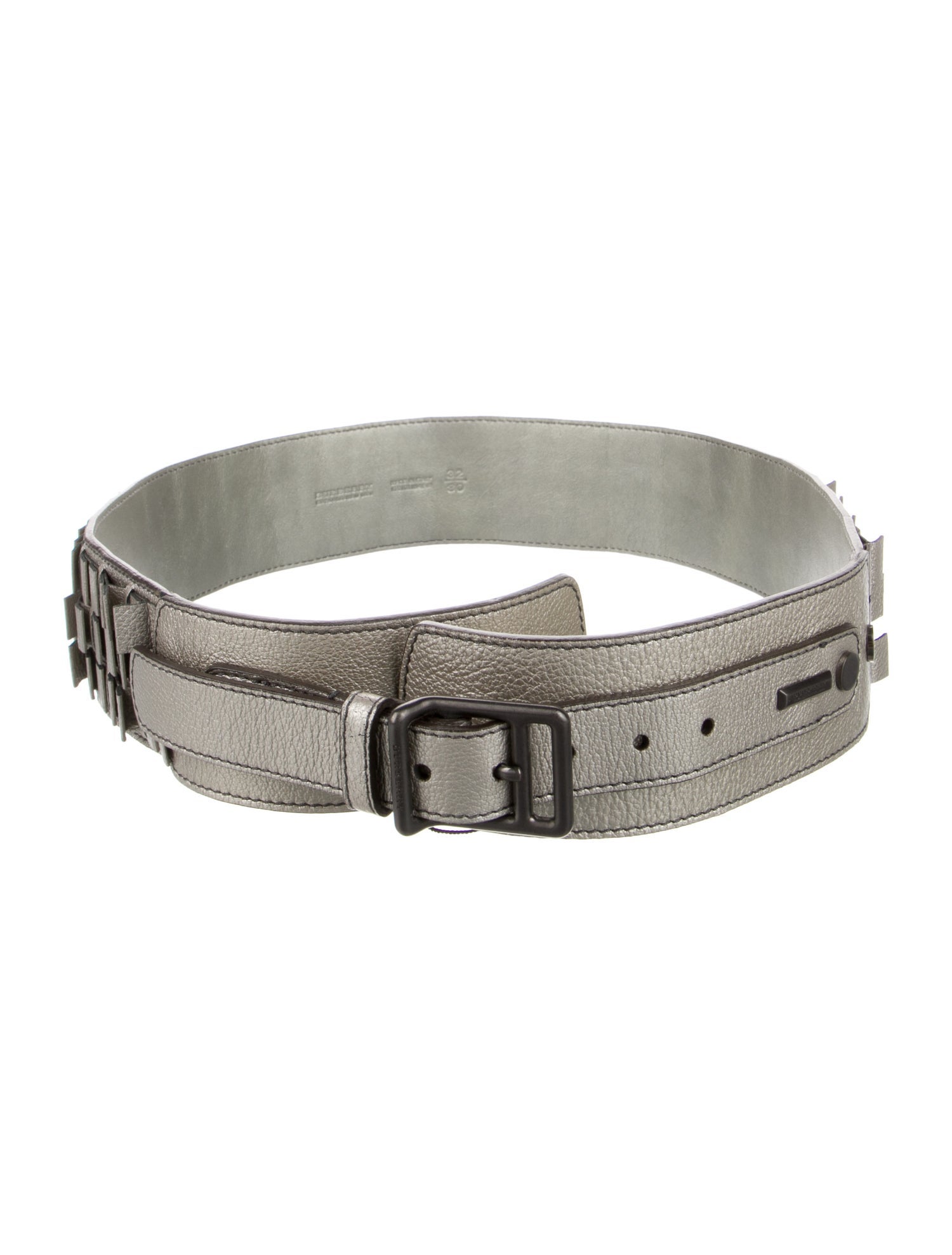 Burberry Wide Leather Belt