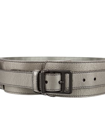 Burberry Wide Leather Belt
