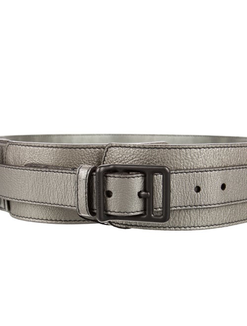 Burberry Wide Leather Belt