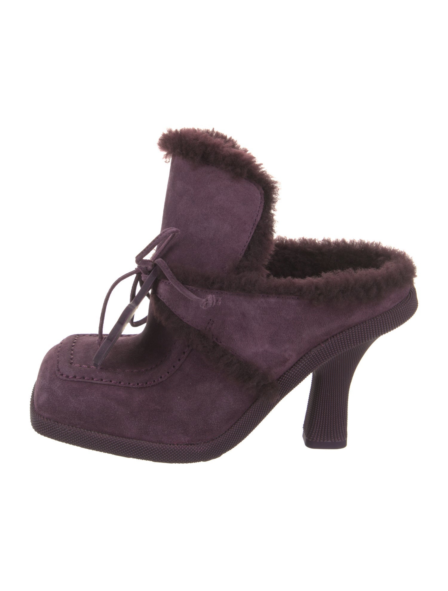 Burberry Suede Mules