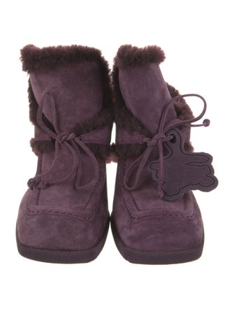 Burberry Suede Mules