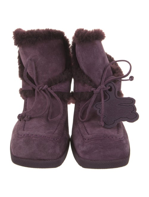 Burberry Suede Mules