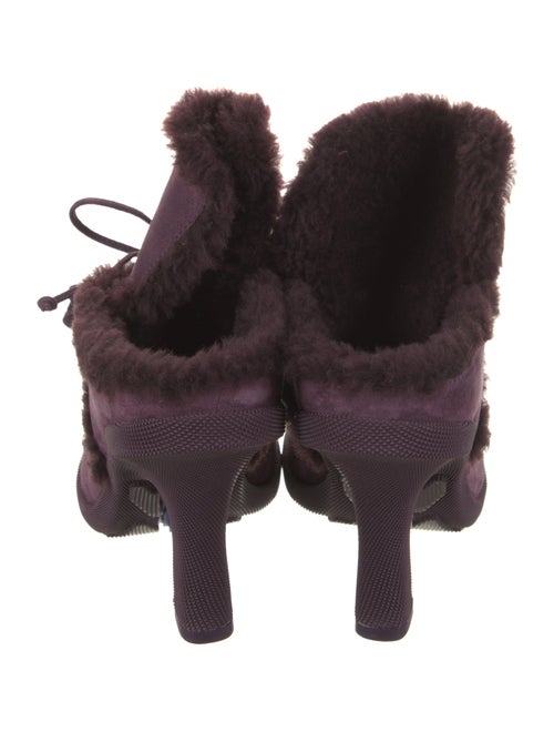 Burberry Suede Mules