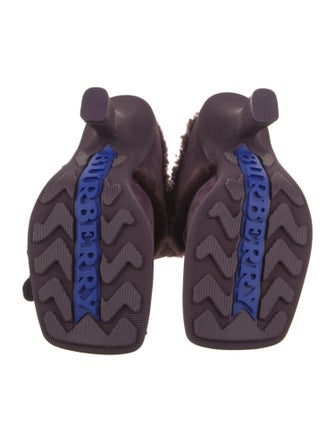 Burberry Suede Mules