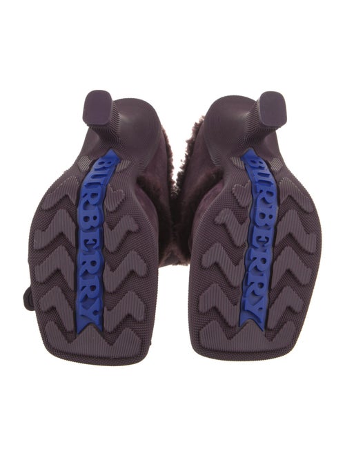 Burberry Suede Mules