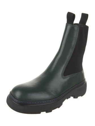 Burberry Leather Chelsea Boots