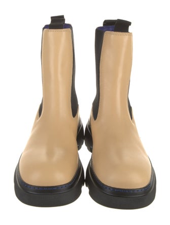 Burberry Leather Chelsea Boots