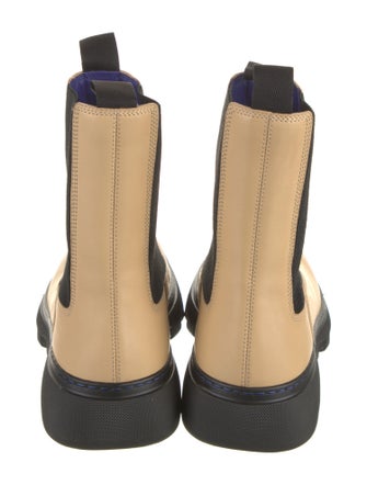 Burberry Leather Chelsea Boots