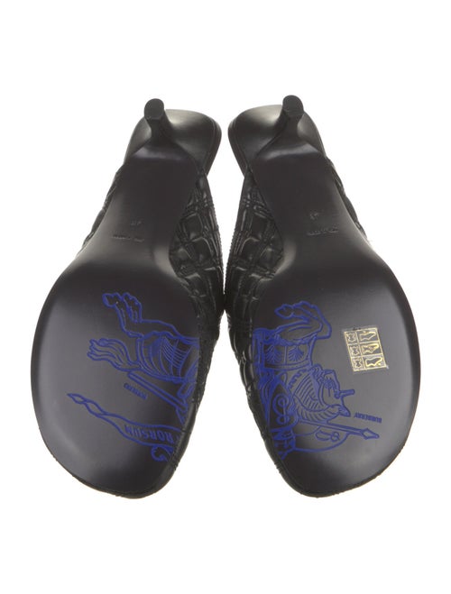 Burberry Leather Mules