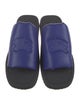 Burberry Leather Colorblock Pattern Slides